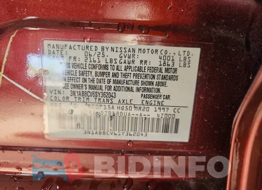 3N1AB8CV6SY362043 Photo# 12