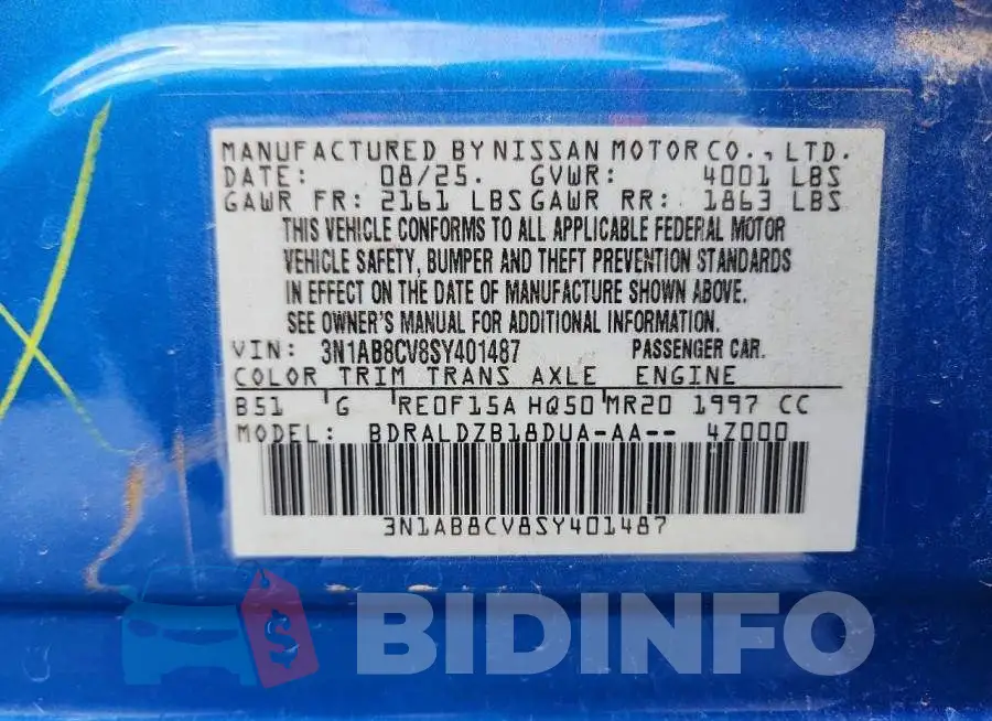 3N1AB8CV8SY401487 Photo# 12
