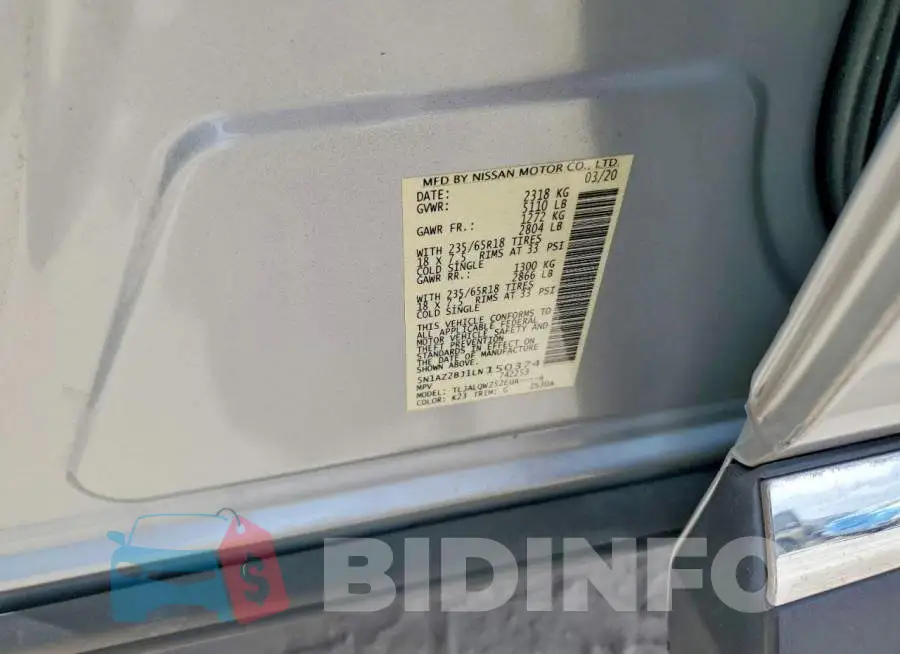5N1AZ2BJ1LN150374 Photo# 12