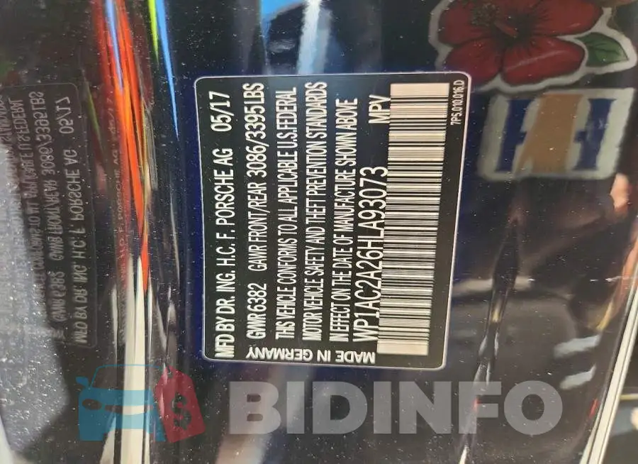 WP1AC2A26HLA93073 Photo# 13