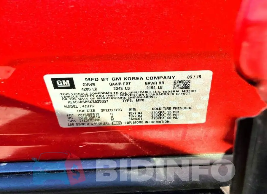 KL4CJASB6KB925057 Photo# 13