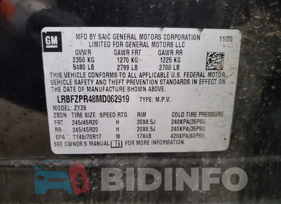 LRBFZPR48MD062919 Photo# 13
