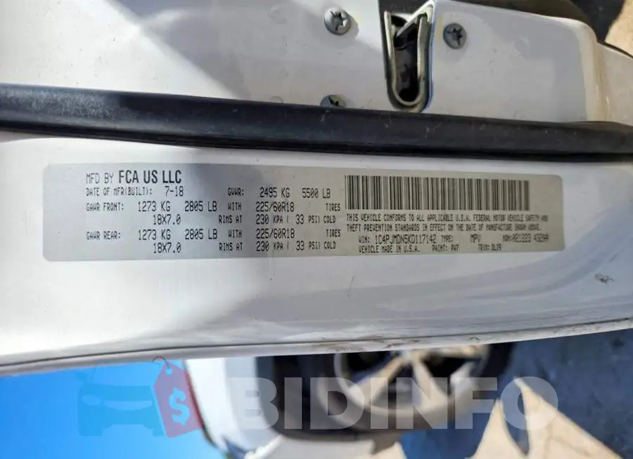 1C4PJMDN5KD117142 Photo# 12