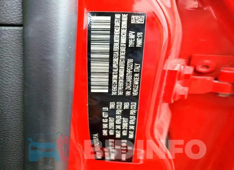 ZACCJABB7HPG32790 Photo# 12