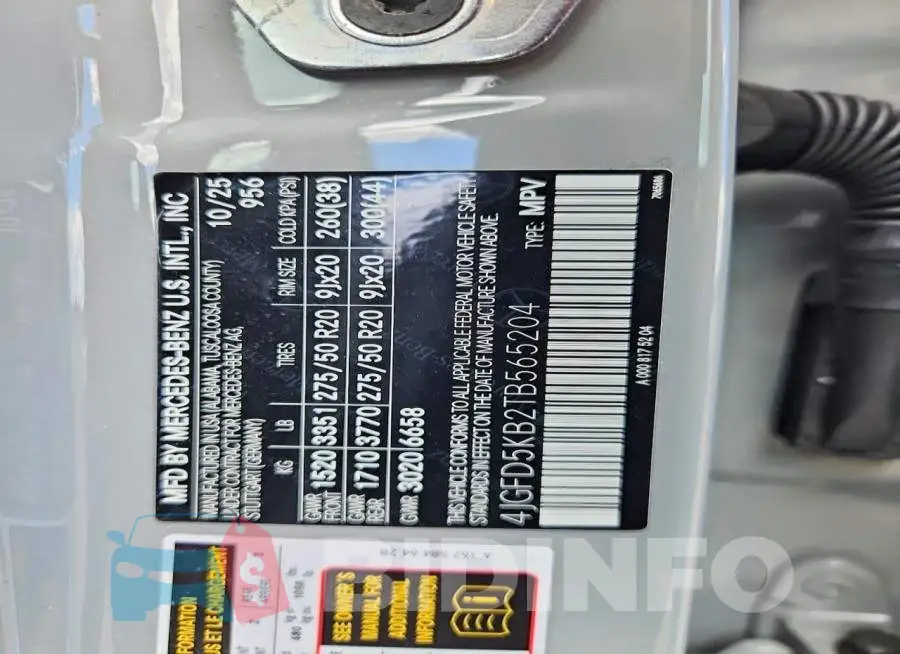 4JGFD5KB2TB565204 Photo# 13