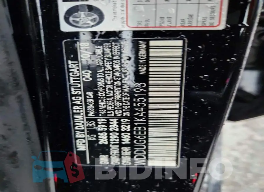 WDDUG6EB1KA455193 Photo# 12