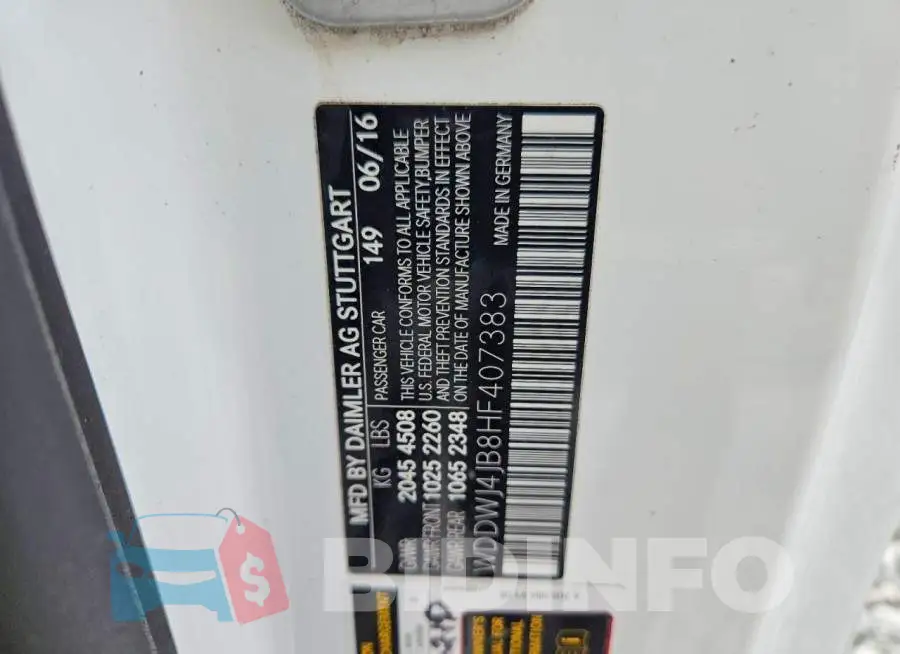 WDDWJ4JB8HF407383 Photo# 12