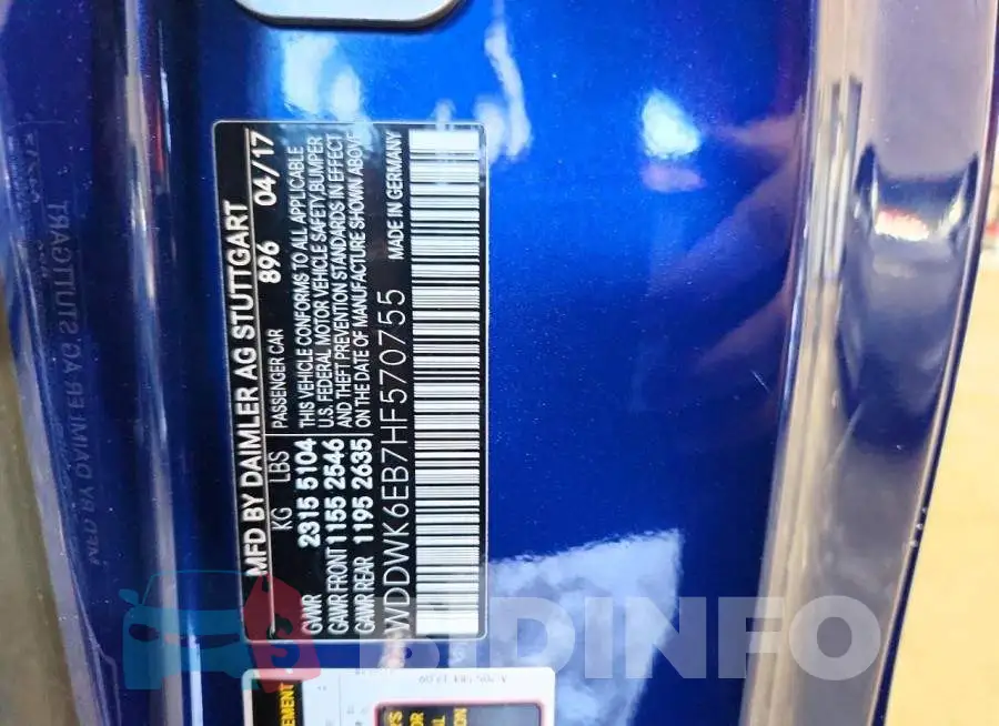 WDDWK6EB7HF570755 Photo# 12