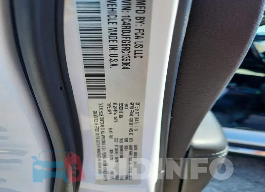 1C4RDJFG6RC135064 Photo# 14