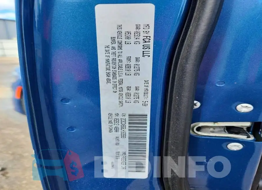 2C3CDXBG6LH163583 Photo# 12