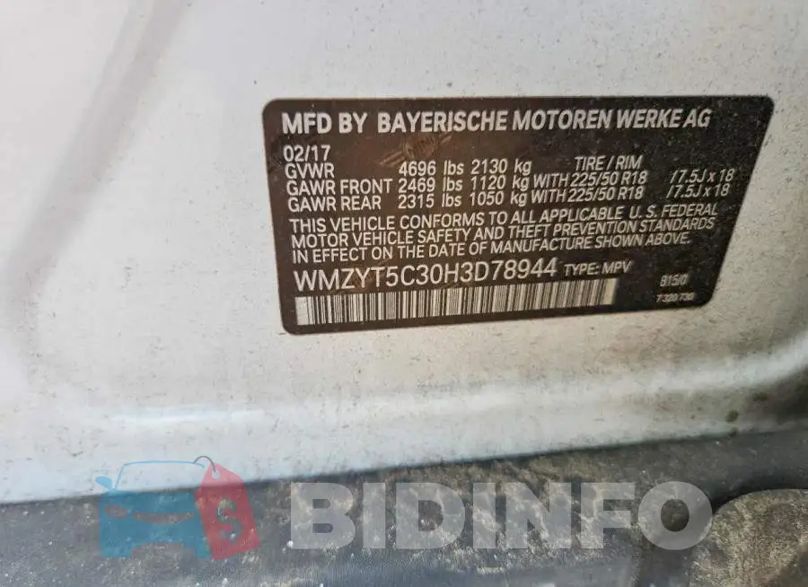 WMZYT5C30H3D78944 Photo# 12