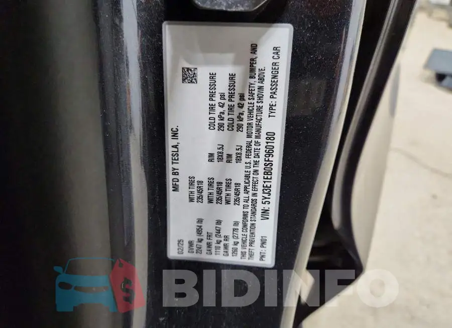 5YJ3E1EB0SF960180 Photo# 12