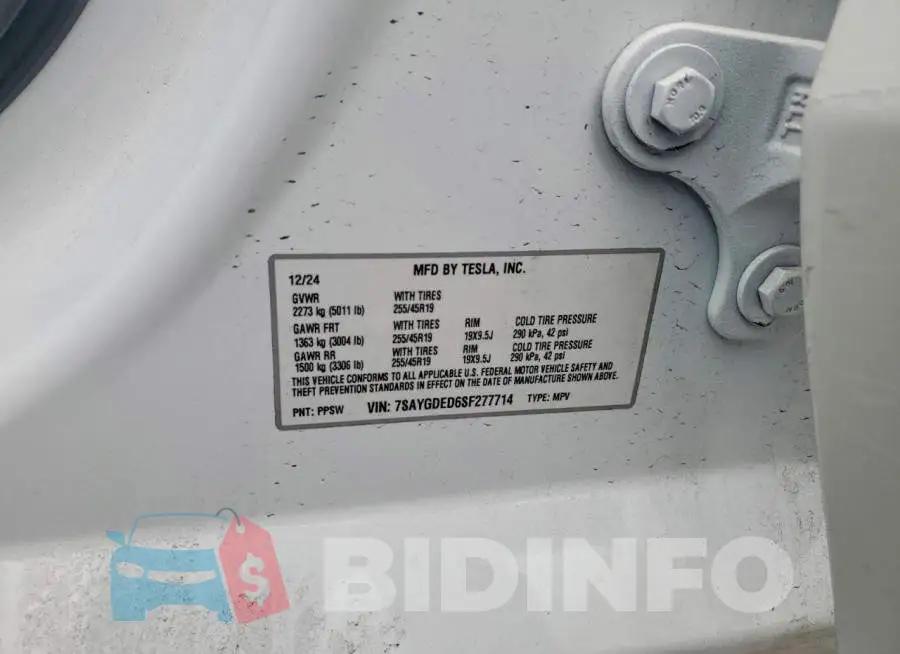 7SAYGDED6SF277714 Photo# 14