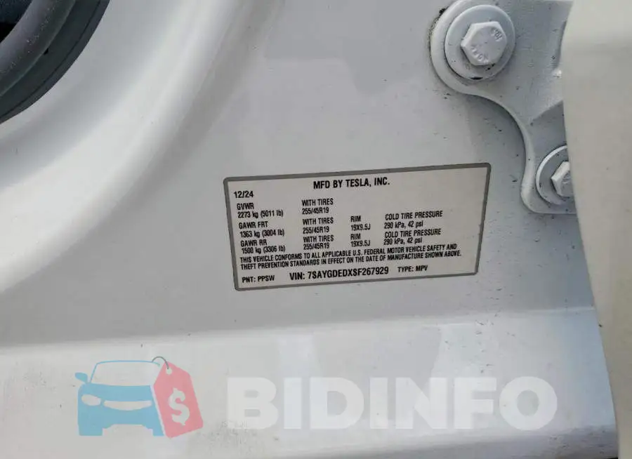 7SAYGDEDXSF267929 Photo# 12
