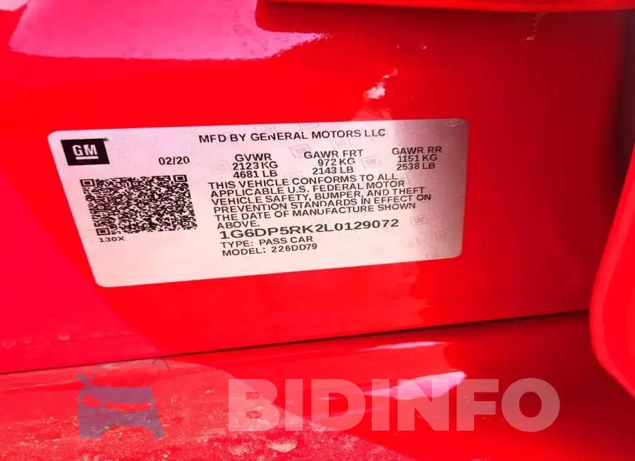 1G6DP5RK2L0129072 Photo# 12