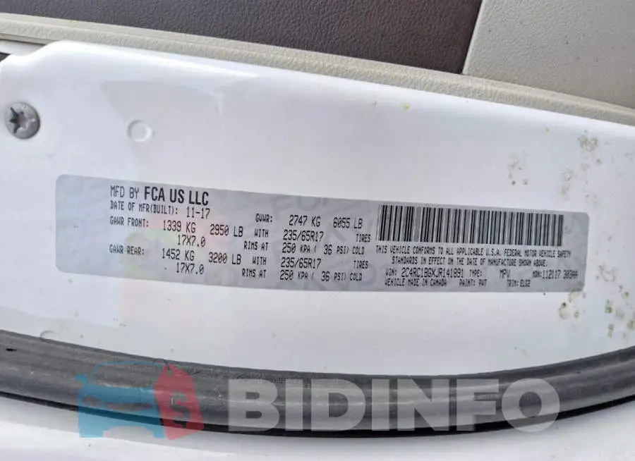 2C4RC1BGXJR141891 Photo# 13