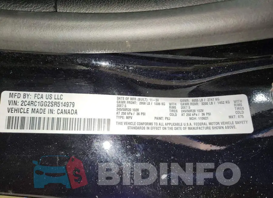 2C4RC1GG2SR514979 Photo# 13