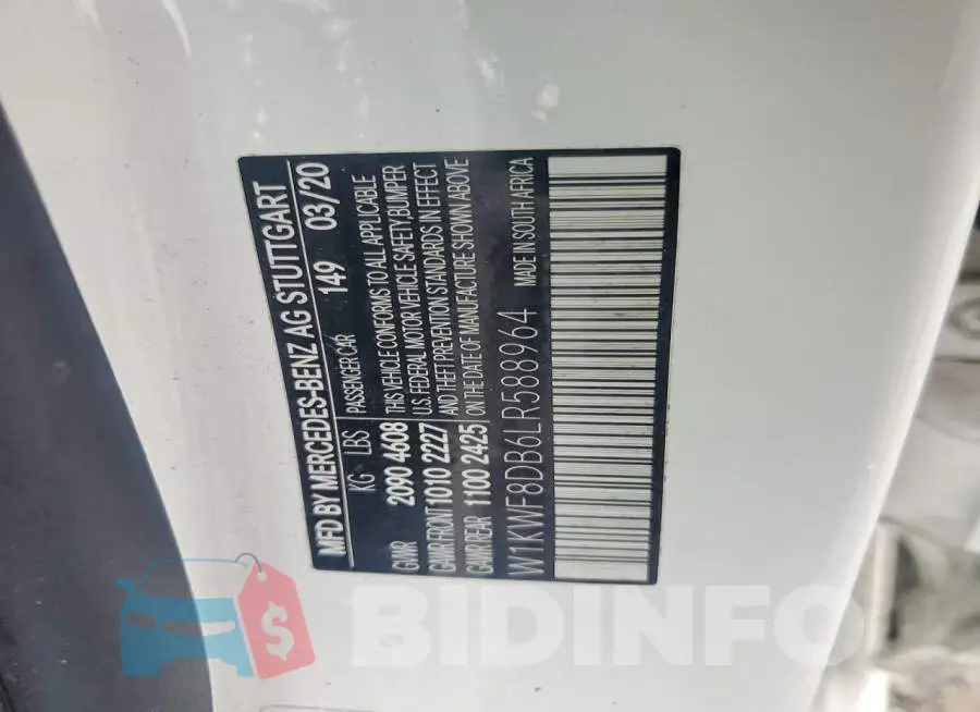 W1KWF8DB6LR588964 Photo# 12