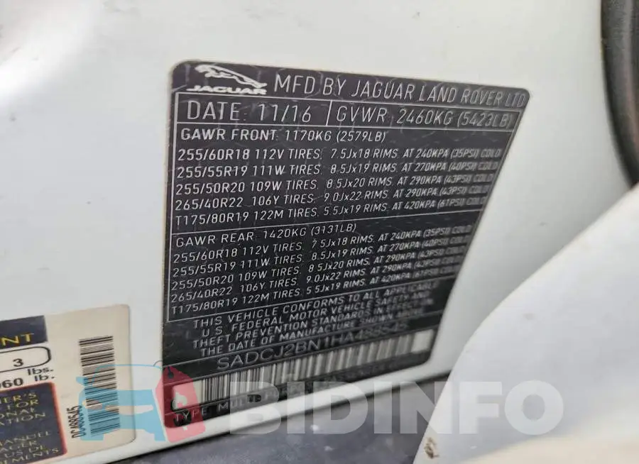 SADCJ2BN1HA488545 Photo# 13
