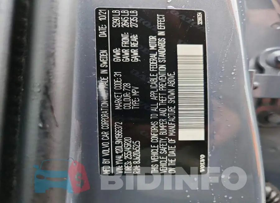 YV4L12DL9N1966372 Photo# 14