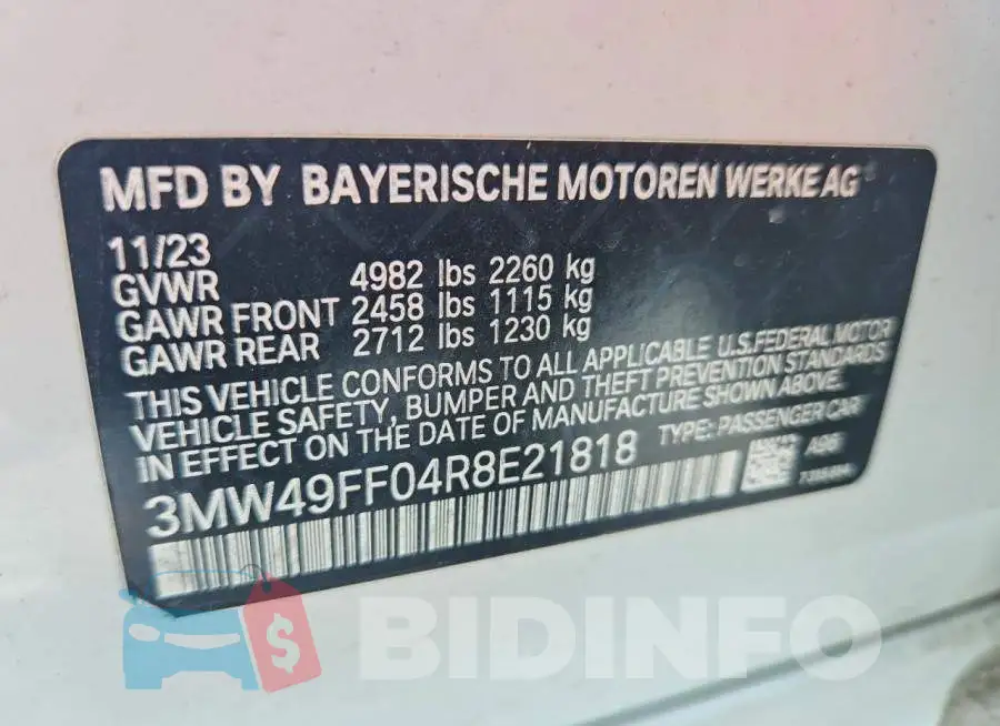 3MW49FF04R8E21818 Photo# 13