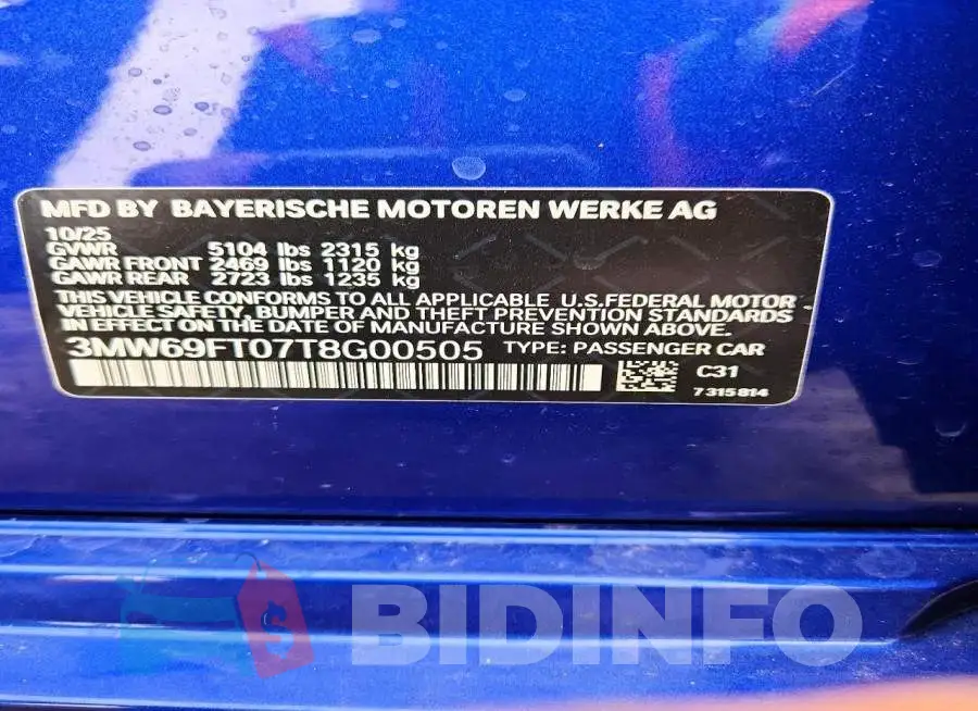 3MW69FT07T8G00505 Photo# 12