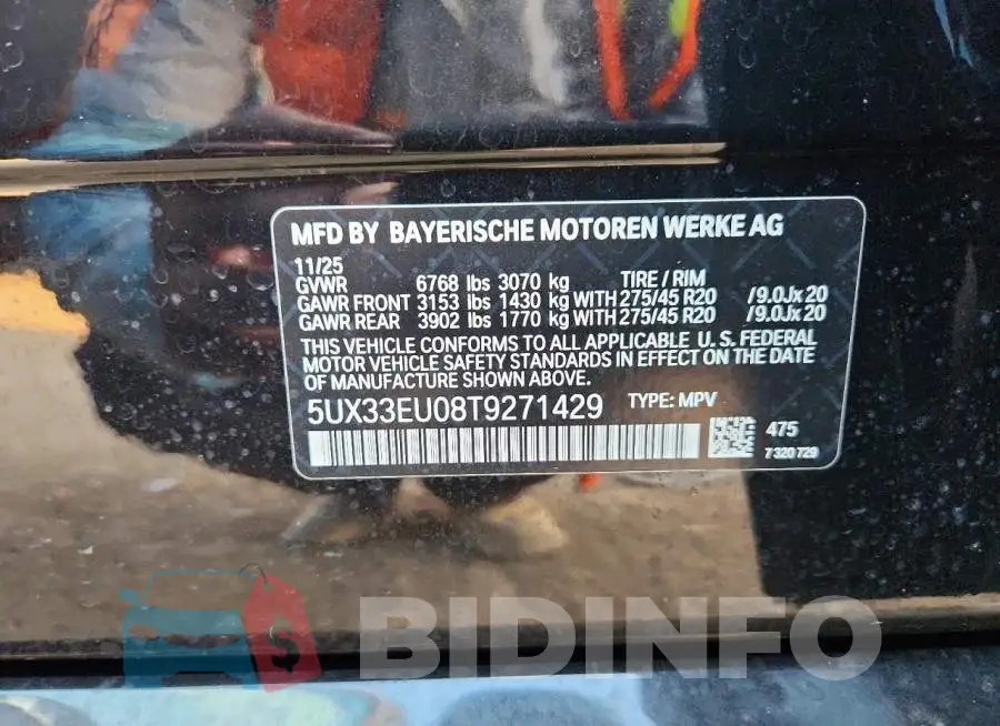 5UX33EU08T9271429 Photo# 14
