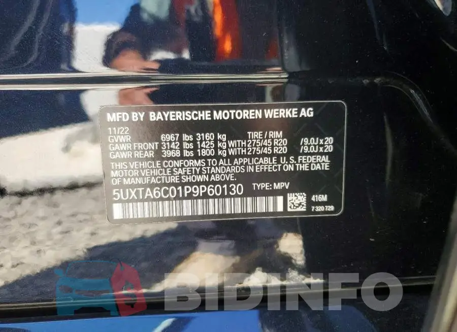 5UXTA6C01P9P60130 Photo# 14