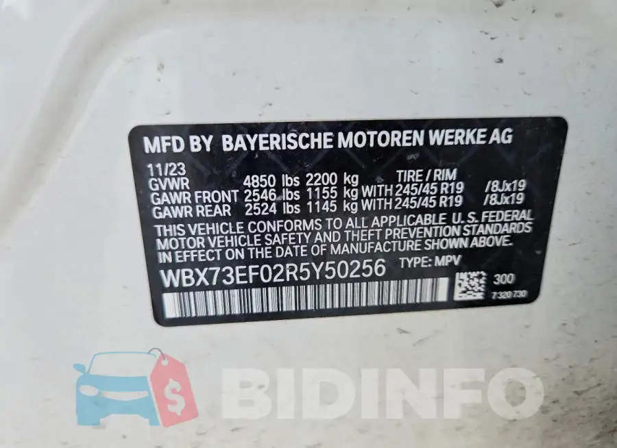 WBX73EF02R5Y50256 Photo# 13