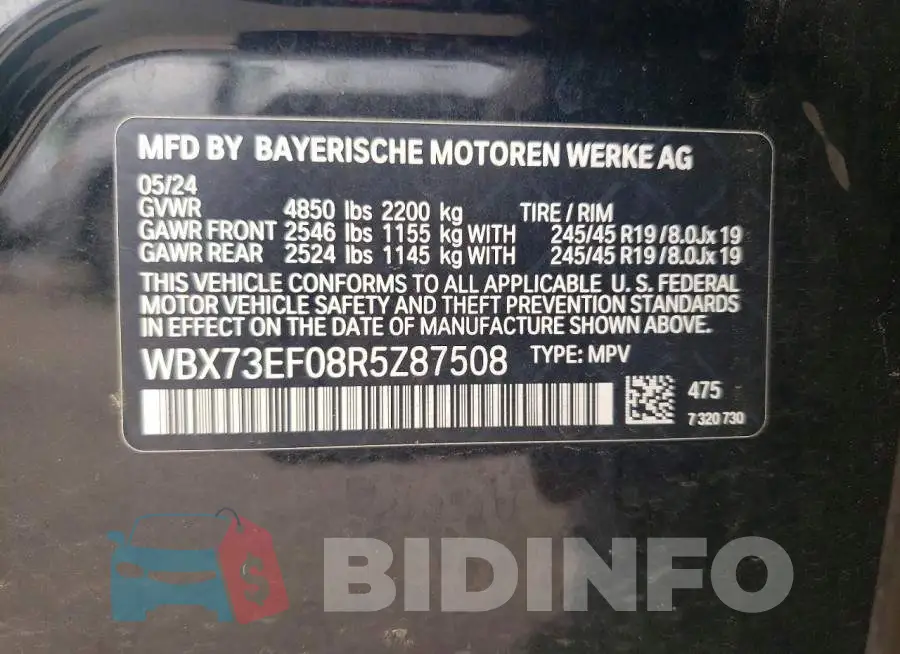 WBX73EF08R5Z87508 Photo# 13