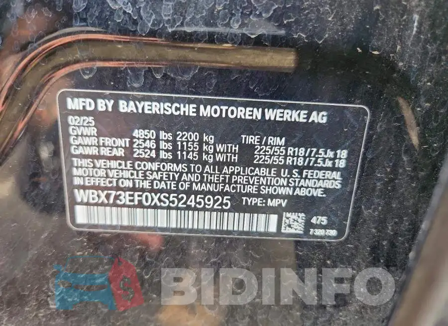 WBX73EF0XS5245925 Photo# 13