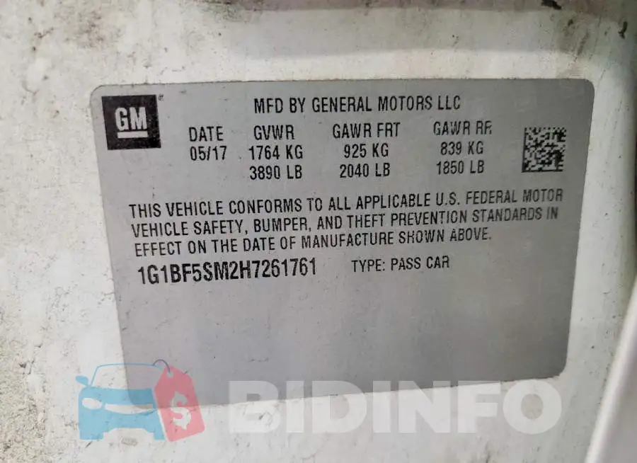 1G1BF5SM2H7261761 Photo# 13
