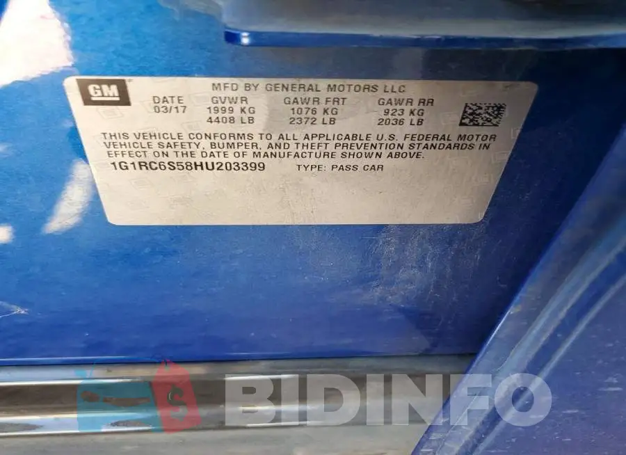 1G1RC6S58HU203399 Photo# 12