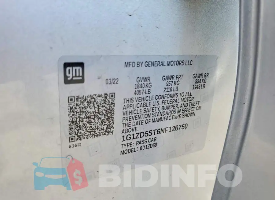 1G1ZD5ST6NF126750 Photo# 12