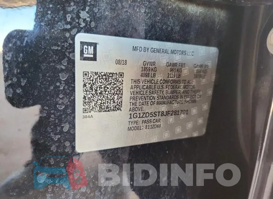 1G1ZD5ST8JF281701 Photo# 12
