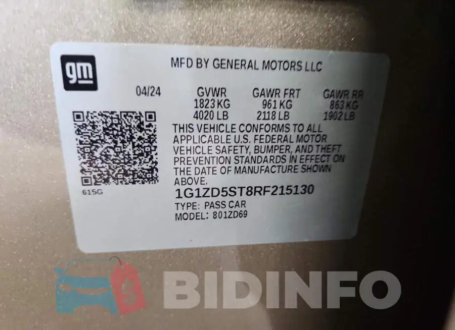 1G1ZD5ST8RF215130 Photo# 12