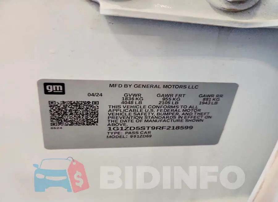 1G1ZD5ST9RF218599 Photo# 12