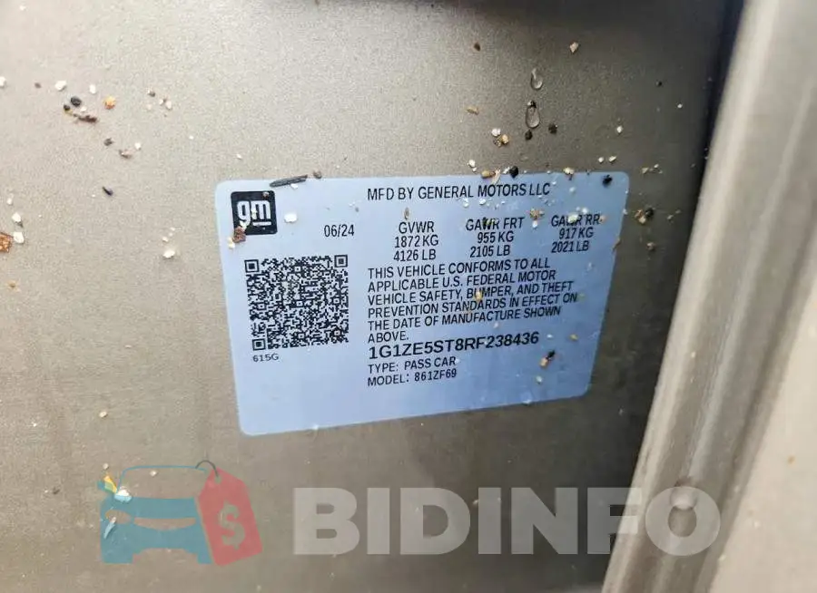 1G1ZE5ST8RF238436 Photo# 12