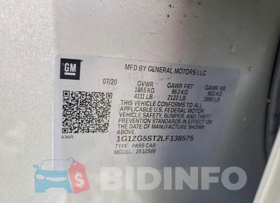 1G1ZG5ST2LF138575 Photo# 13