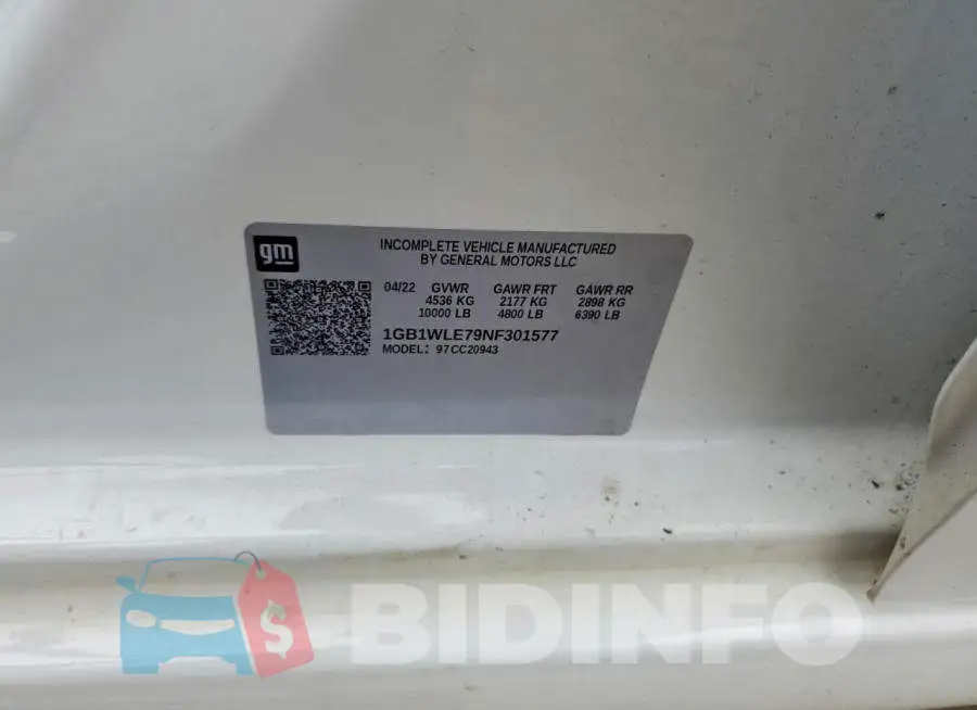 1GB1WLE79NF301577 Photo# 13