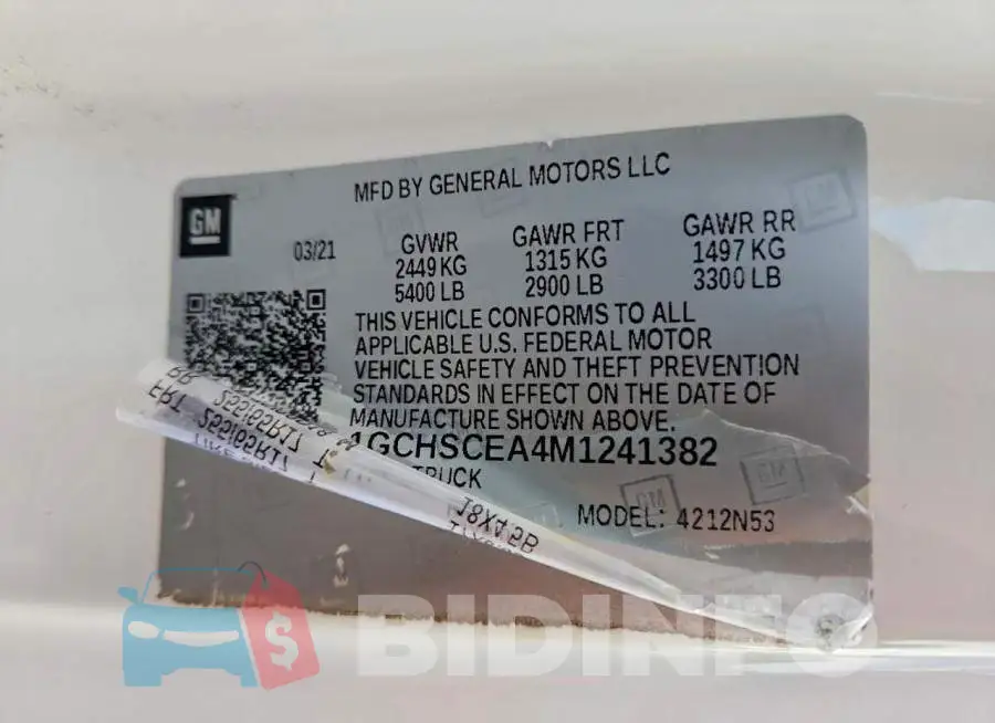 1GCHSCEA4M1241382 Photo# 12