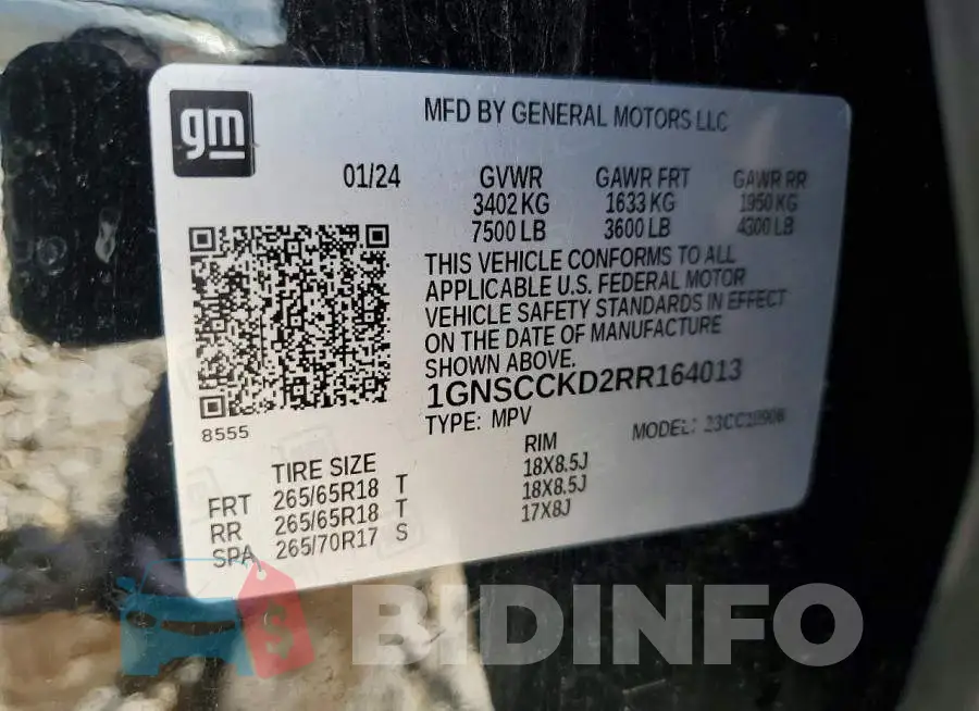 1GNSCCKD2RR164013 Photo# 13