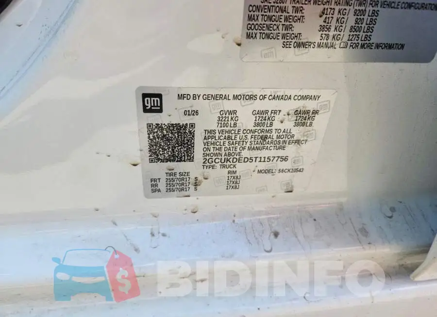 2GCUKDED5T1157756 Photo# 13