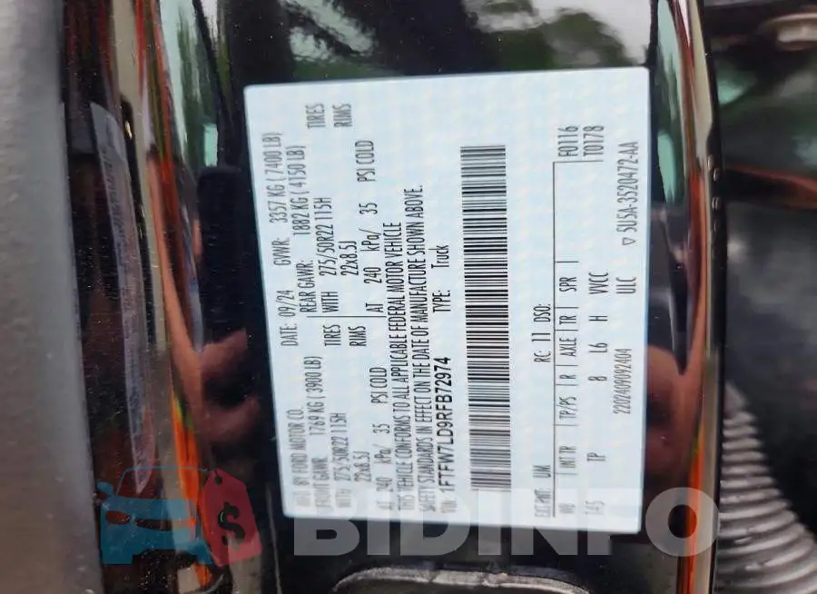 1FTFW7LD9RFB72974 Photo# 12