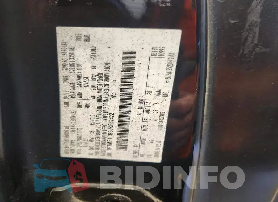 1FTMF1CB5JKF62422 Photo# 12