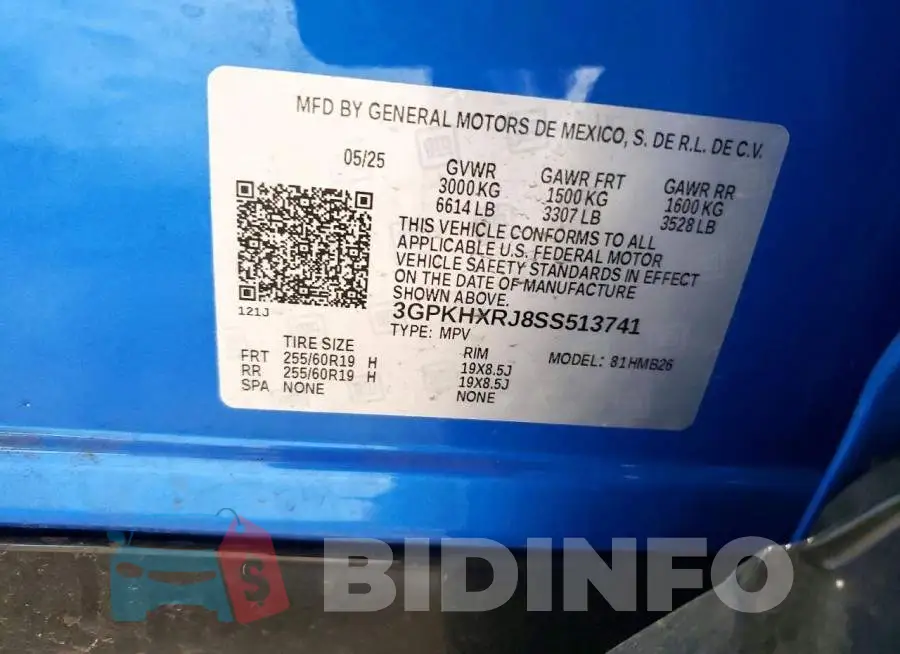 3GPKHXRJ8SS513741 Photo# 13