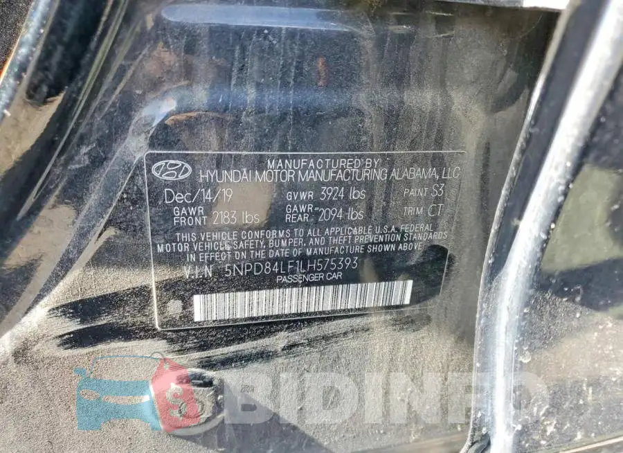 5NPD84LF1LH575393 Photo# 12