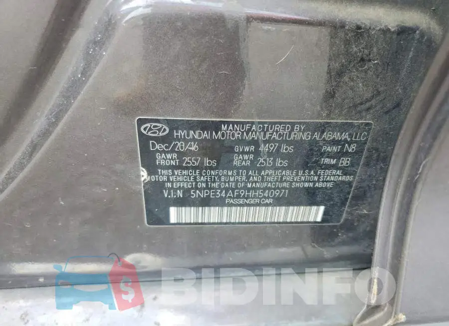 5NPE34AF9HH540971 Photo# 12
