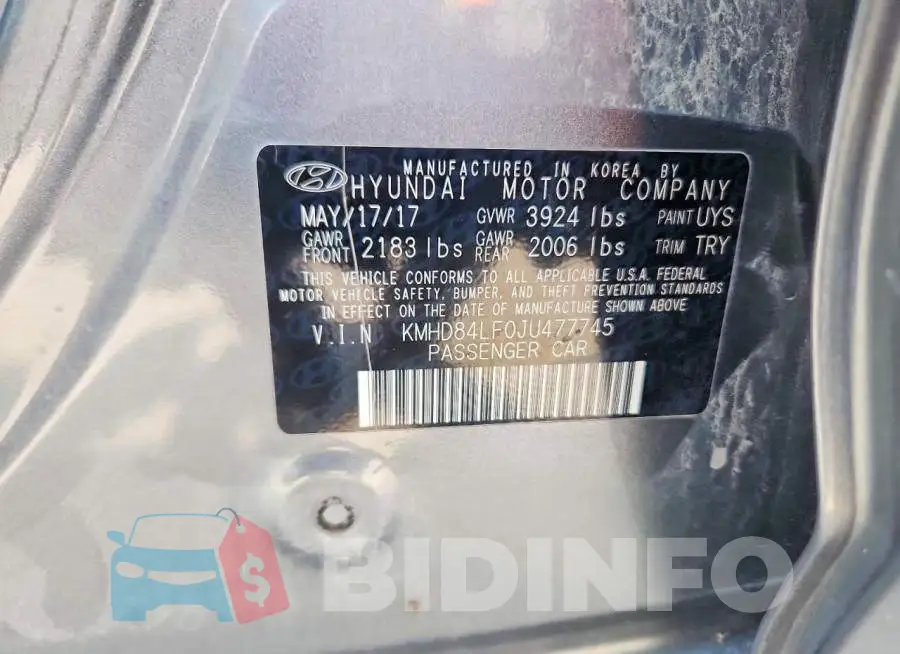 KMHD84LF0JU477745 Photo# 12