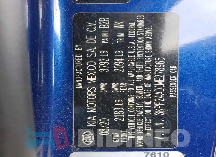 3KPF24AD1ME278965 Photo# 13